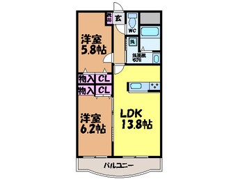 間取図 ブライムボォウレジデンス・