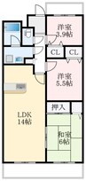 ハイムツァーンラート 3LDKの間取り