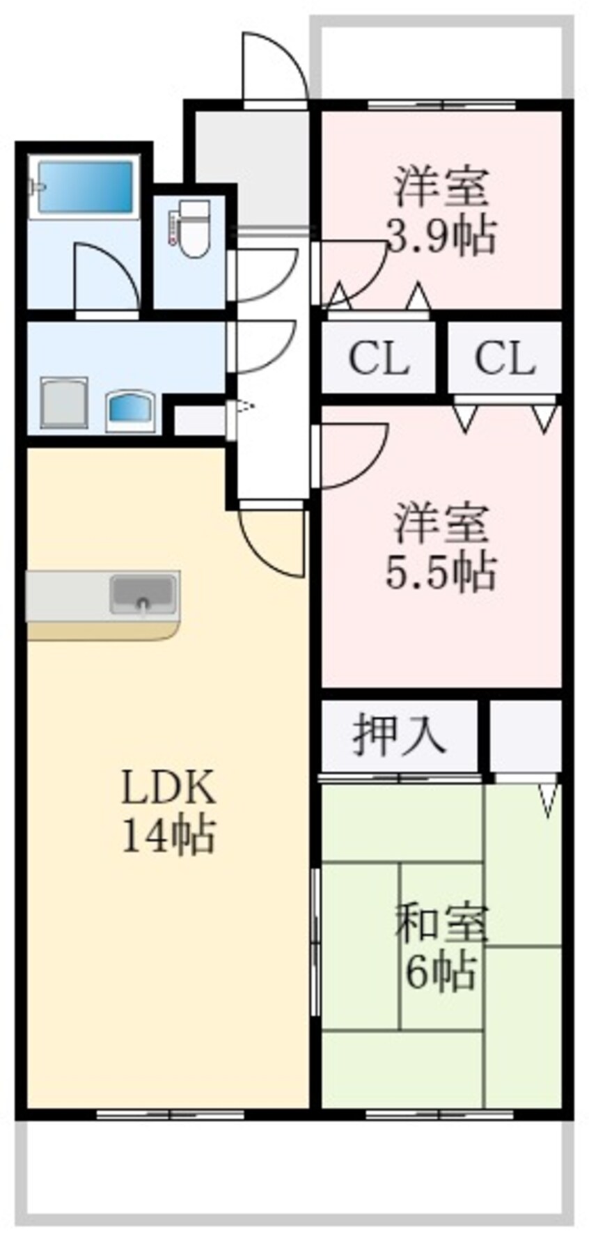 間取図 ハイムツァーンラート