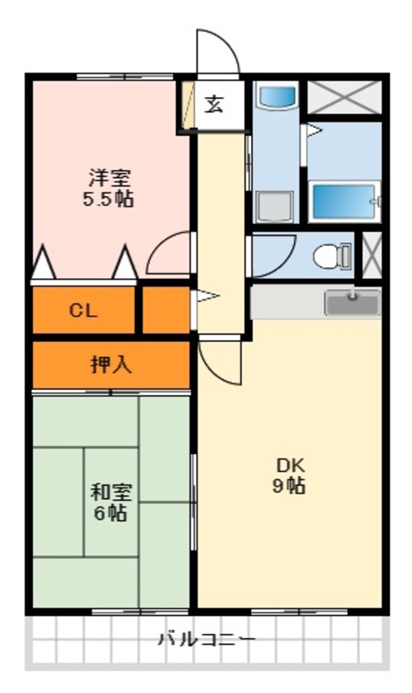 間取図 ハイマート宮山台