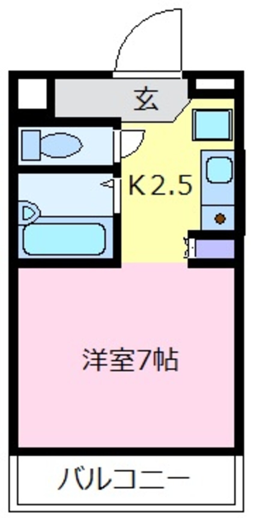 間取図 フルーリ深井