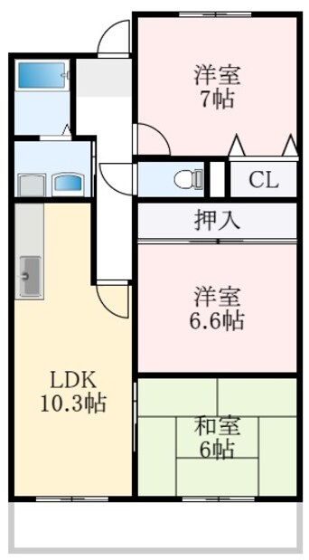 間取図 ウエストインヒルズ