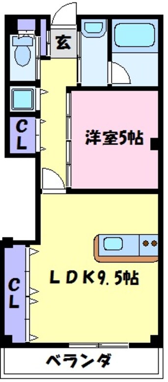 間取図 南海高野線/初芝駅 徒歩10分 1階 築16年