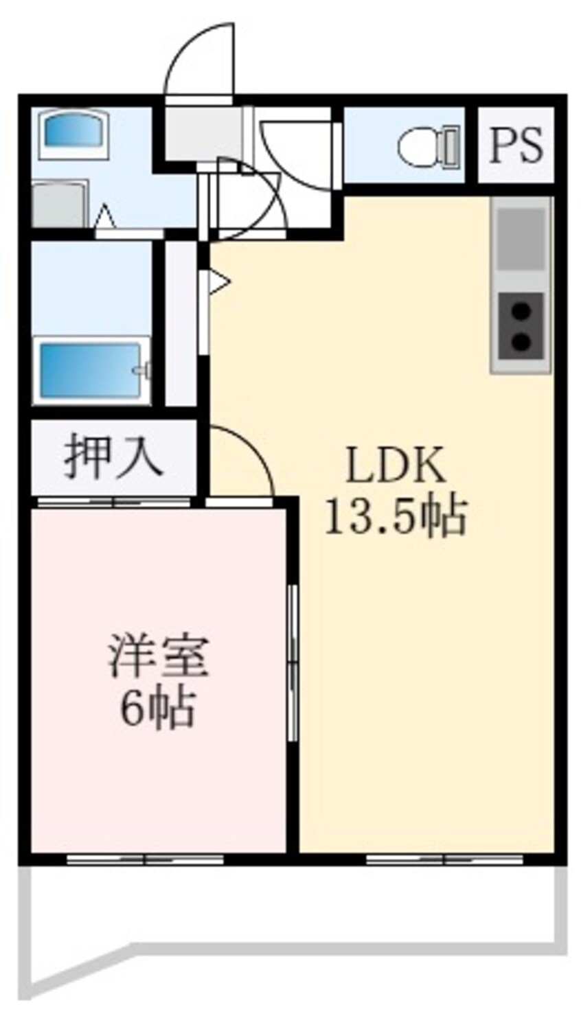 間取図 プランドール土師