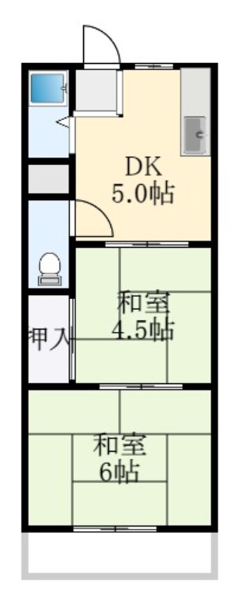 間取図 上野ハイツ