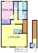 デュラ・カーサ・ラフィネⅠの間取図