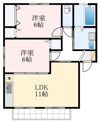 間取図 フローラルⅢ