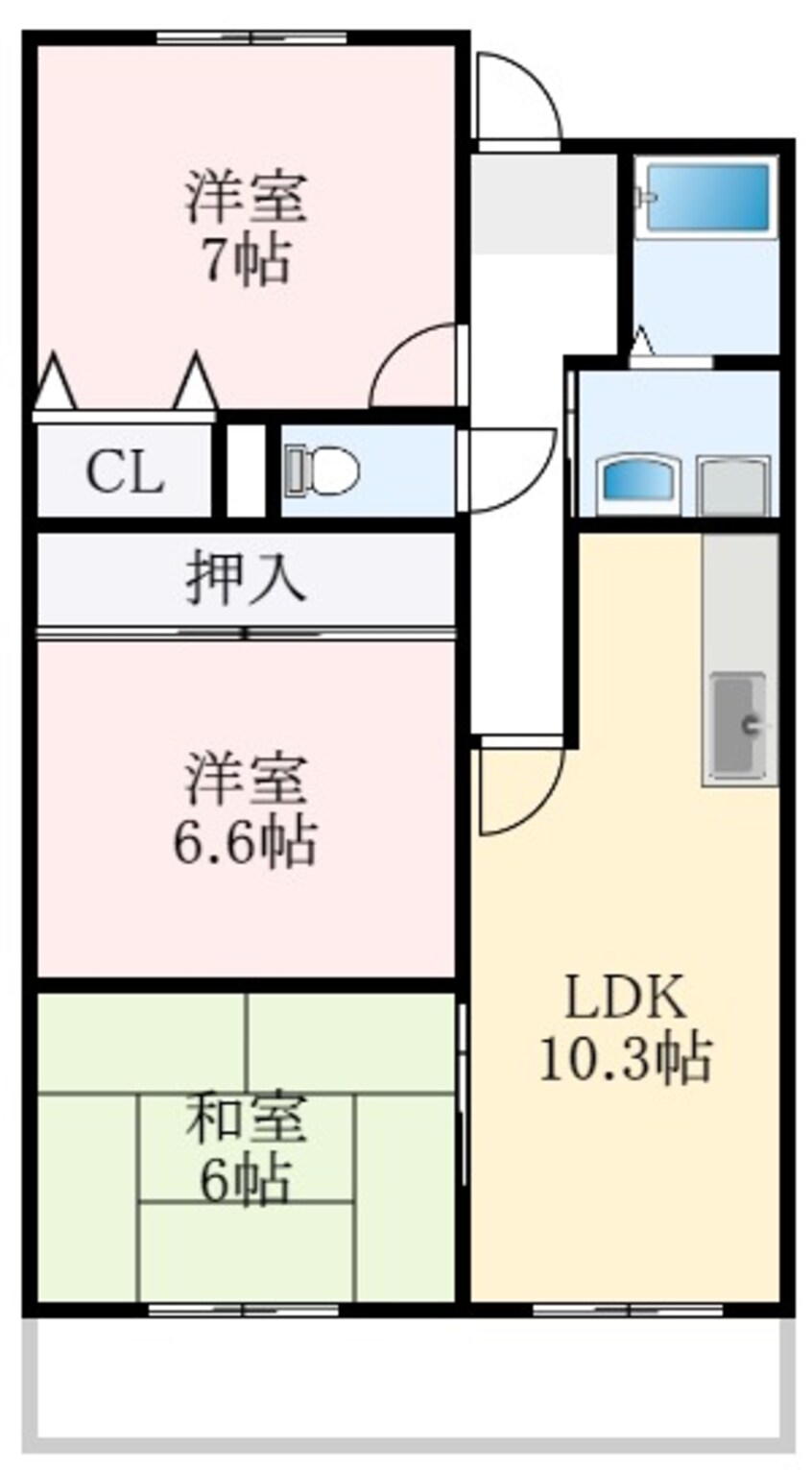 間取図 ウエストインヒルズ