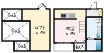 間取図 南海高野線/萩原天神駅 徒歩7分 1階 築10年