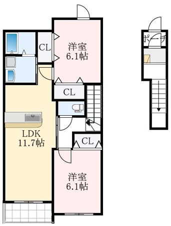 間取図 ベルメゾン