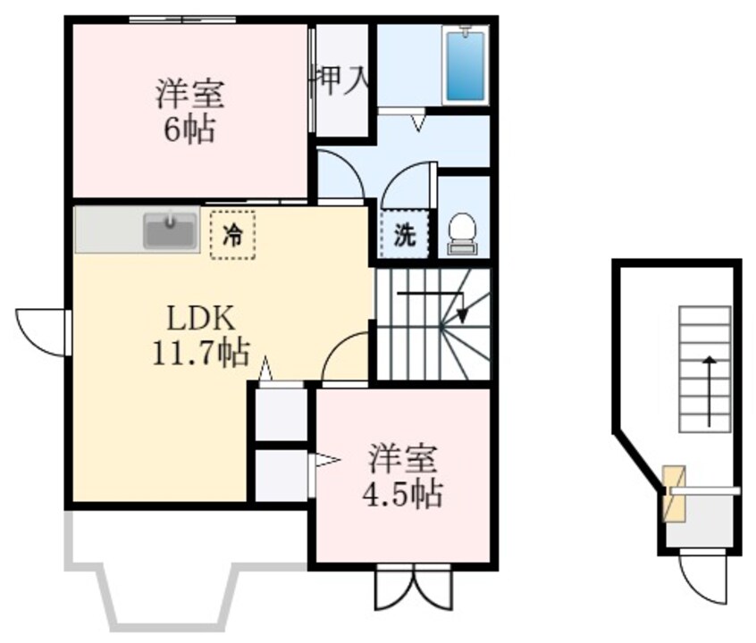 間取図 ペリプエストⅠ番館