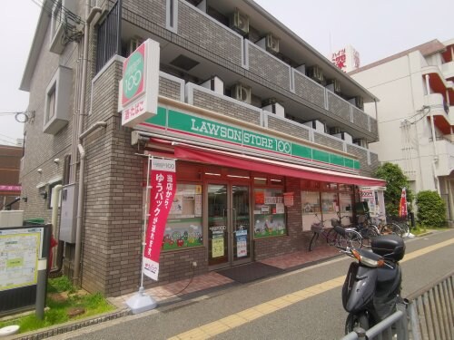 ローソンストア100 LS深井駅西口店(コンビニ)まで212m 泉ハイツ
