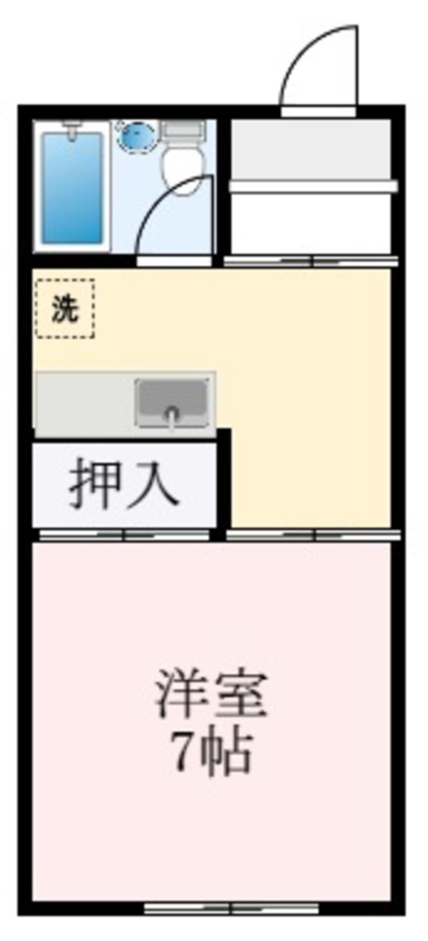 間取図 北浦ハイツ