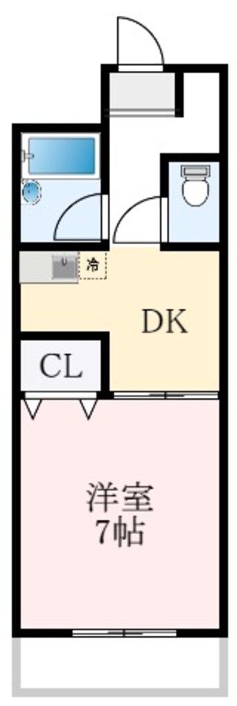 間取図 南海高野線/千代田駅 徒歩10分 3階 築24年