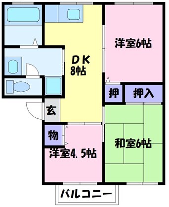 間取図 サンフル狭山