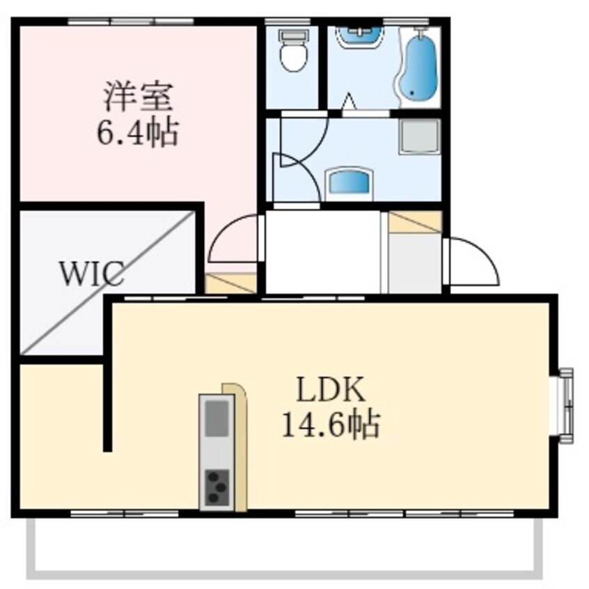 間取図 プルミエ和泉B