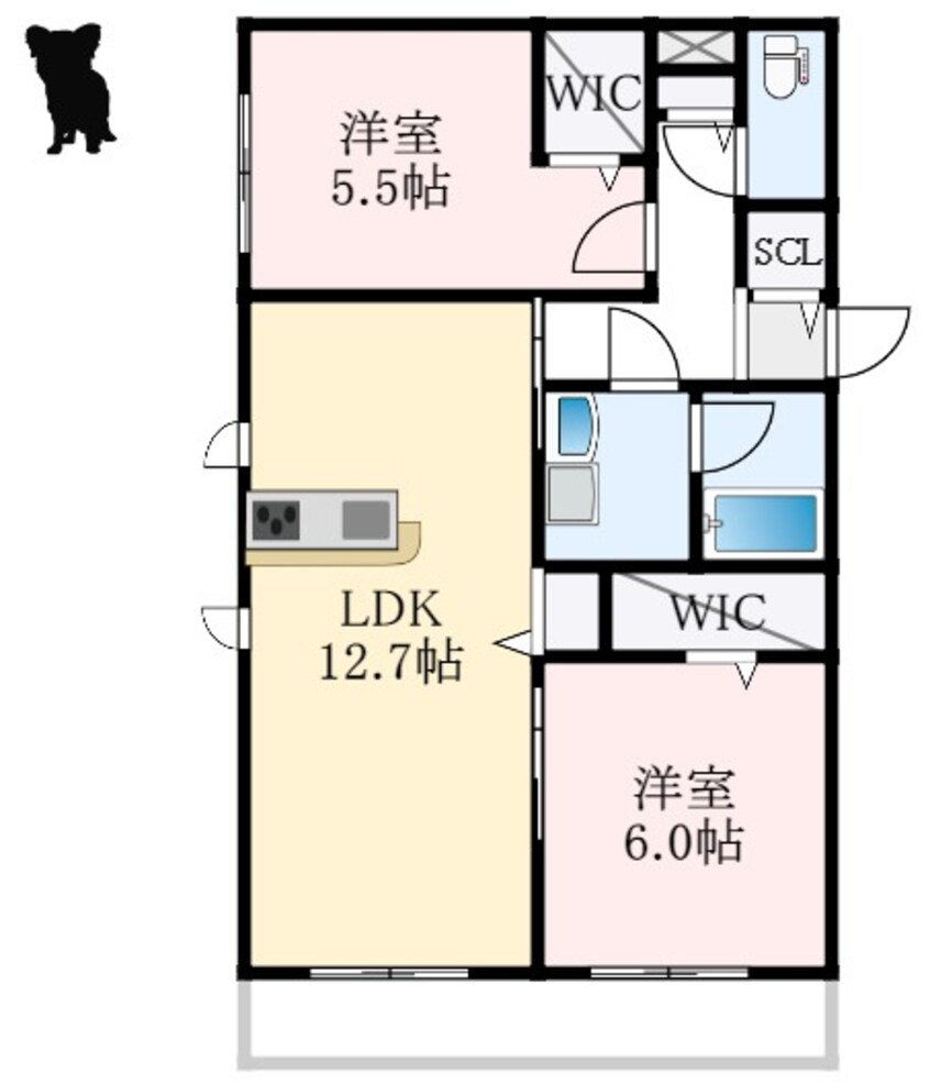 間取図 シャーメゾン和田