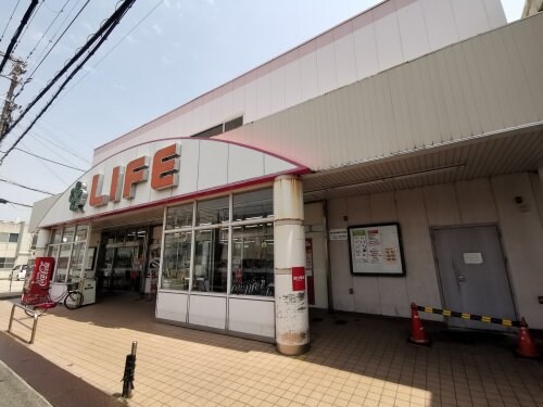 ライフ 福田店(スーパー)まで284m 南海高野線/北野田駅 徒歩24分 1-2階 築50年