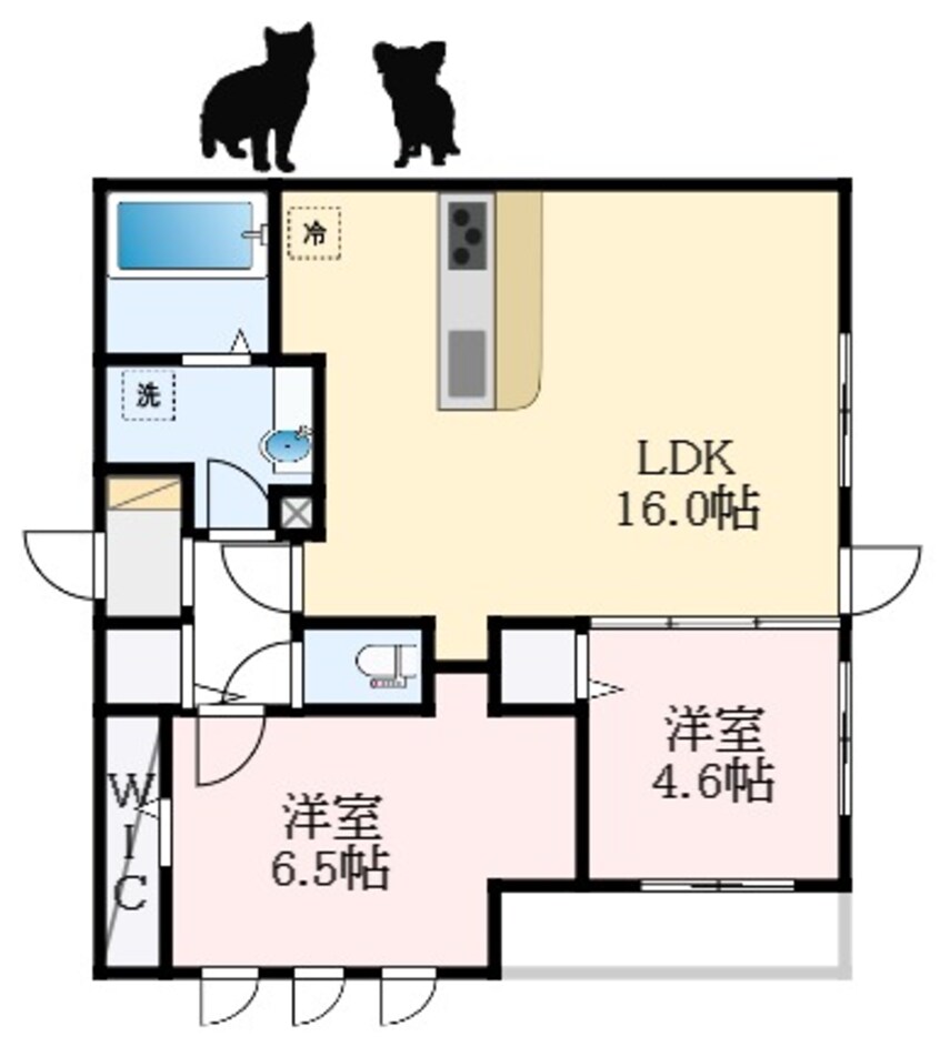 間取図 L’abitazione