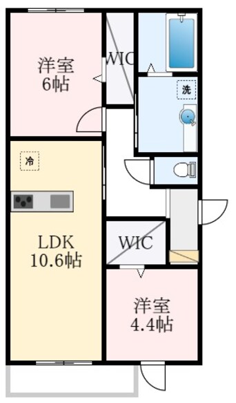 間取図 泉北高速鉄道/深井駅 徒歩24分 2階 築6年