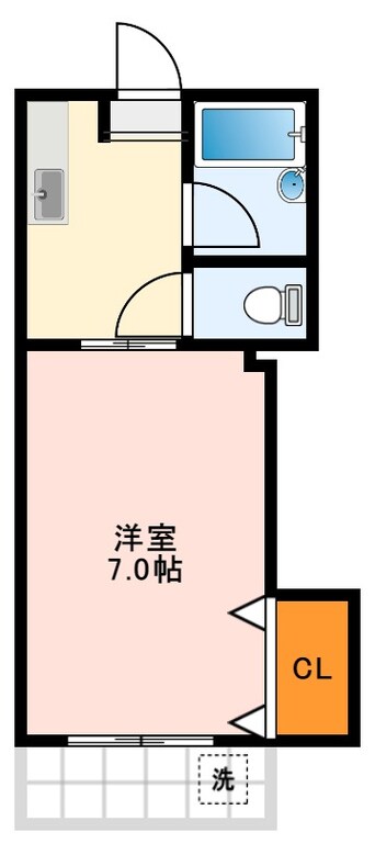 間取図 ラ・グレース金剛