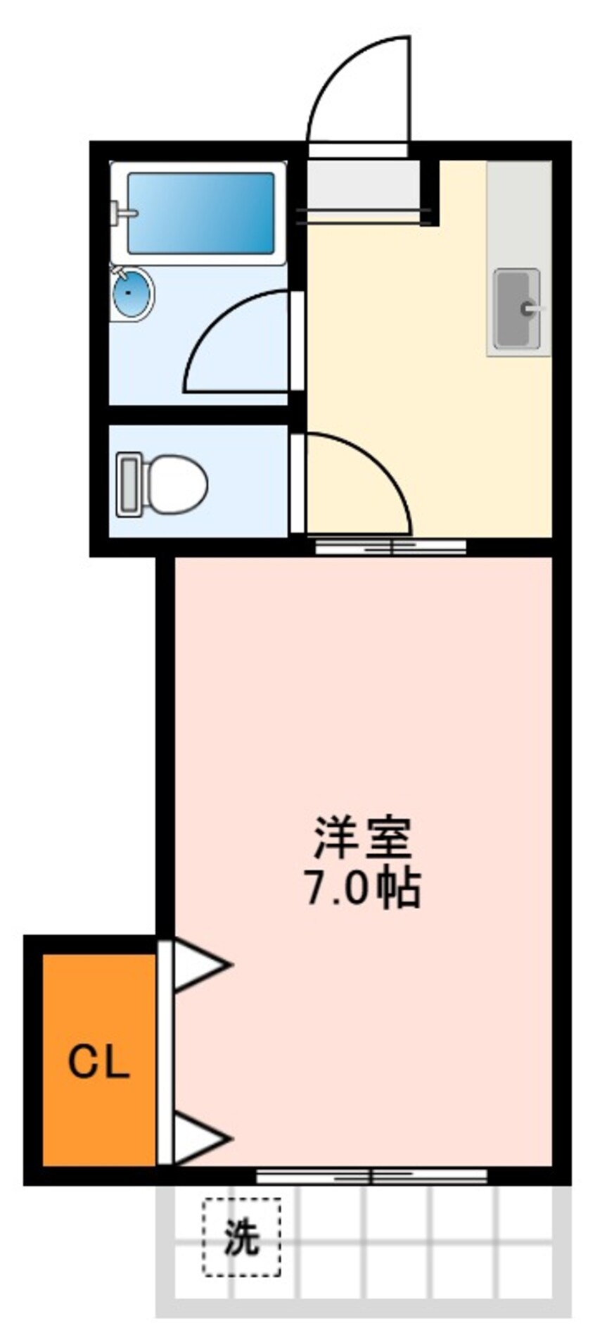 間取図 ラ・グレース金剛