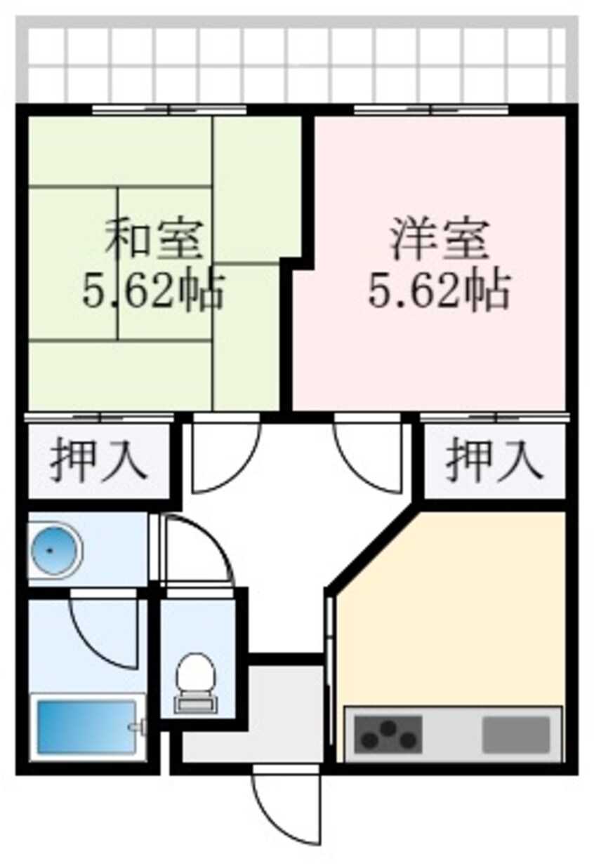 間取図 谷野マンション