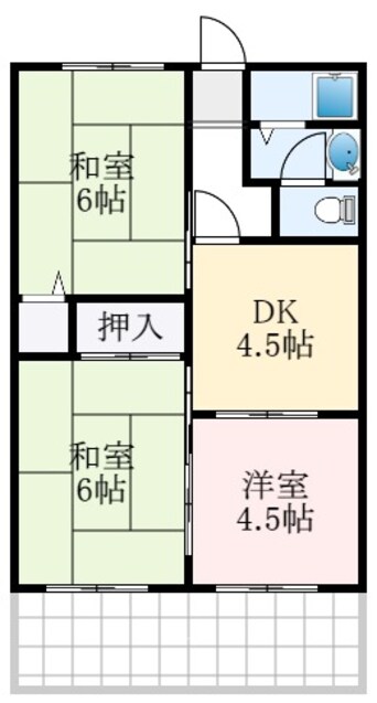 間取図 グリーンハイツ