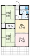 グリーンハイツ 3DKの間取り