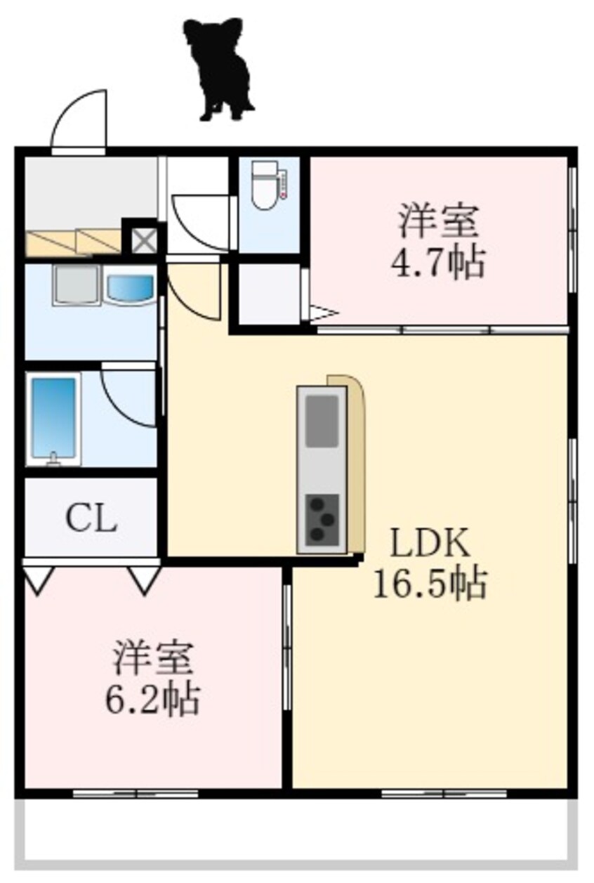 間取図 カーサ・アルバⅡ（ホームズ用）