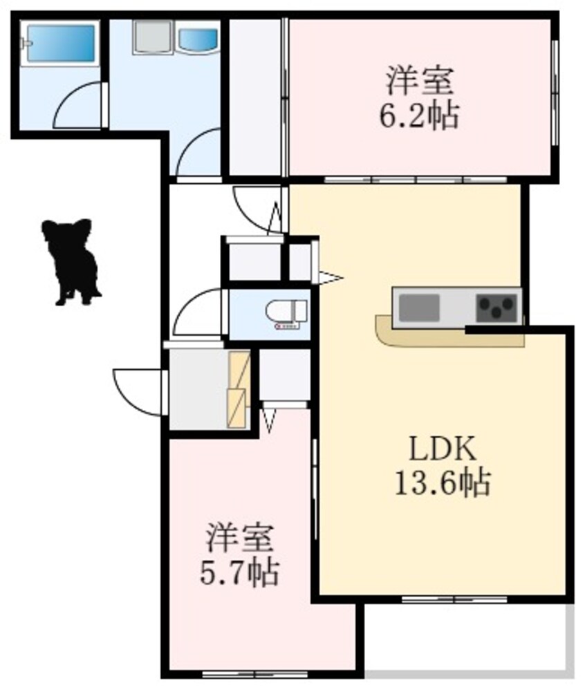 間取図 カーサ・アルバⅡ（ホームズ用）