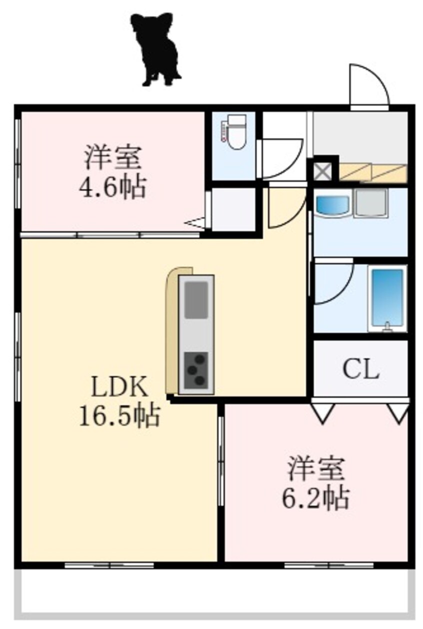 間取図 カーサ・アルバⅡ（ホームズ用）