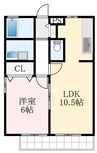 ハウスアムノルデン 1LDKの間取り