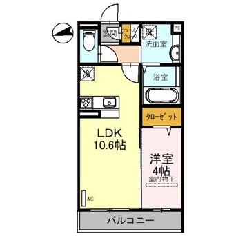 間取図 グラン・グレース金剛