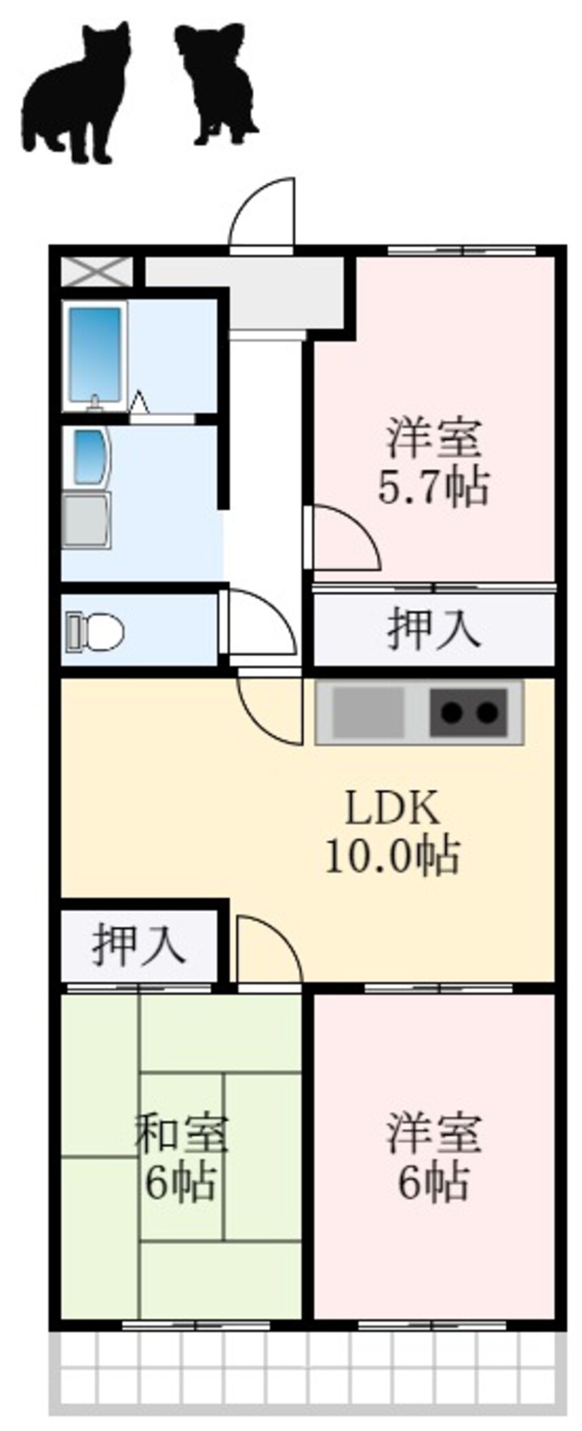 間取図 エクセル深井