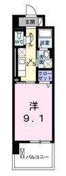 近鉄南大阪線/河内松原駅 徒歩25分 5階 築15年 1Rの間取り