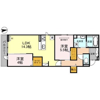 間取図 南海高野線/狭山駅 徒歩8分 1階 1年未満