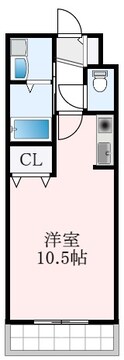 インヴィテ・ボヌールⅠ番館の間取図