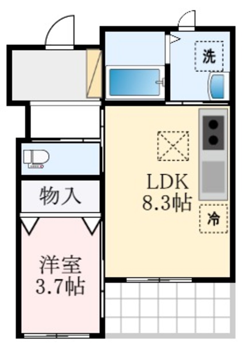 間取図 メゾンド　ソレイユ