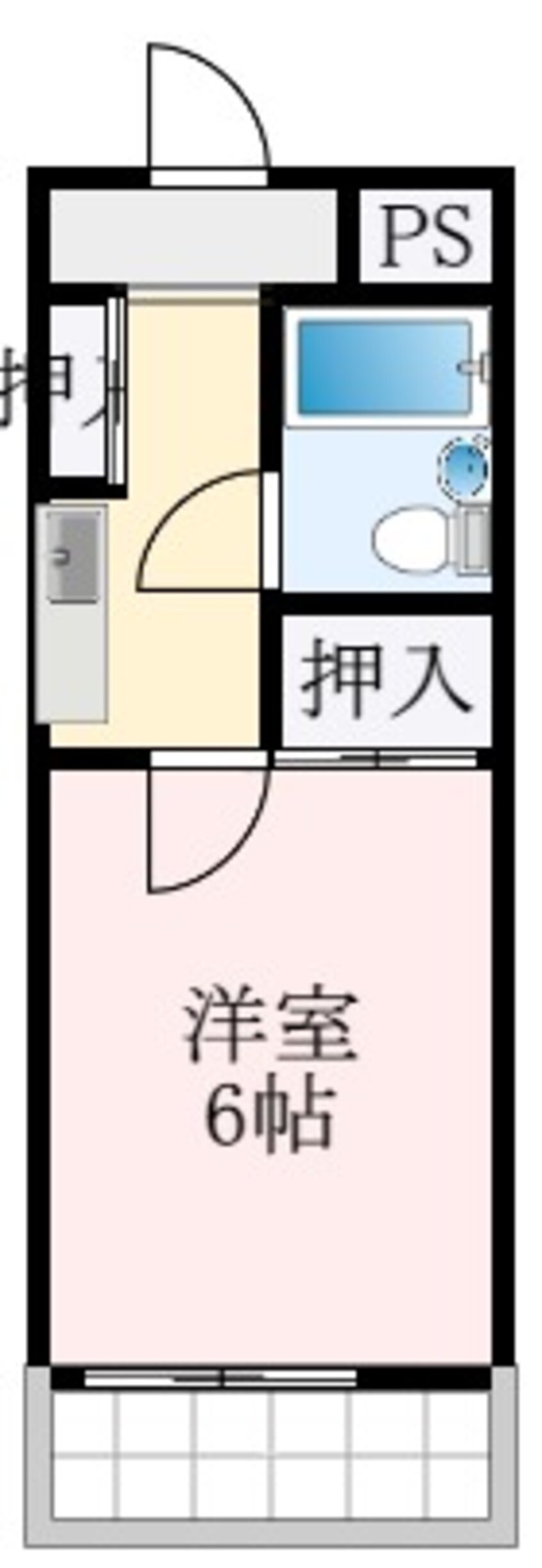 間取図 南海高野線/北野田駅 徒歩22分 3階 築34年