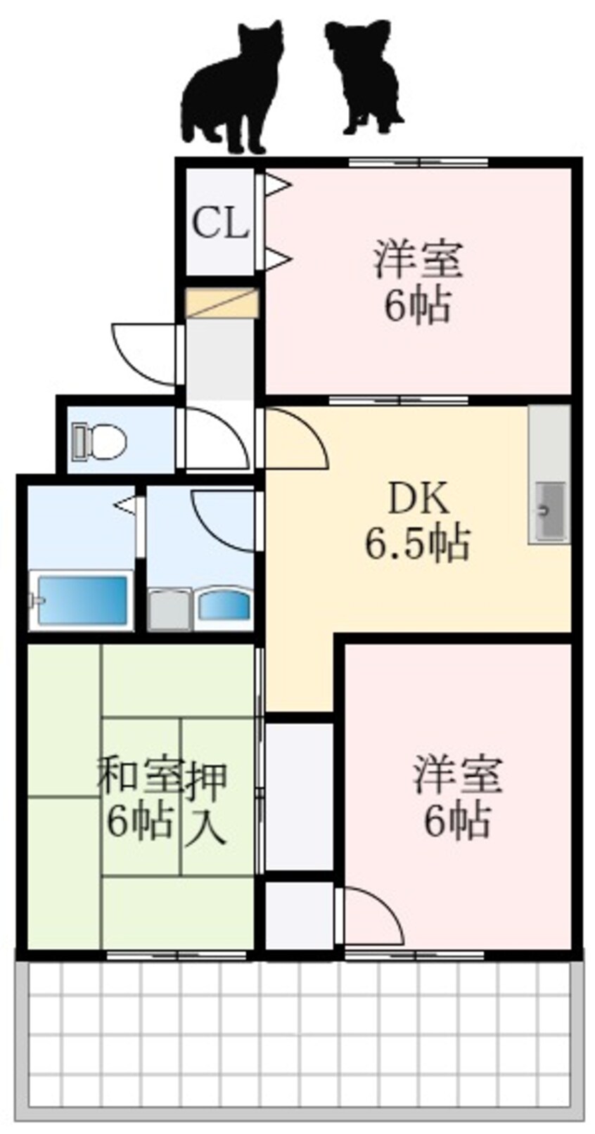 間取図 ファミリーハイツTY