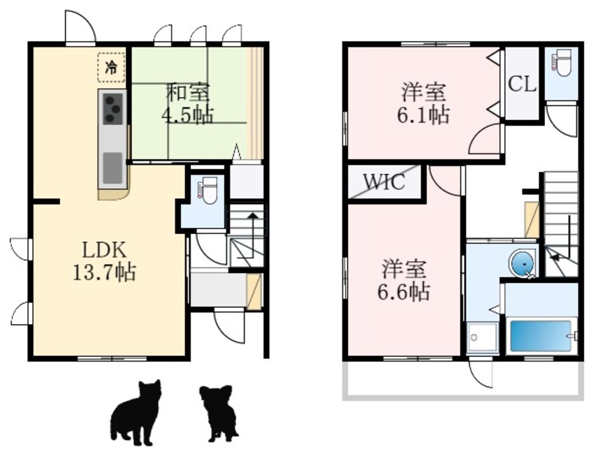 間取図 オースター　トレニア