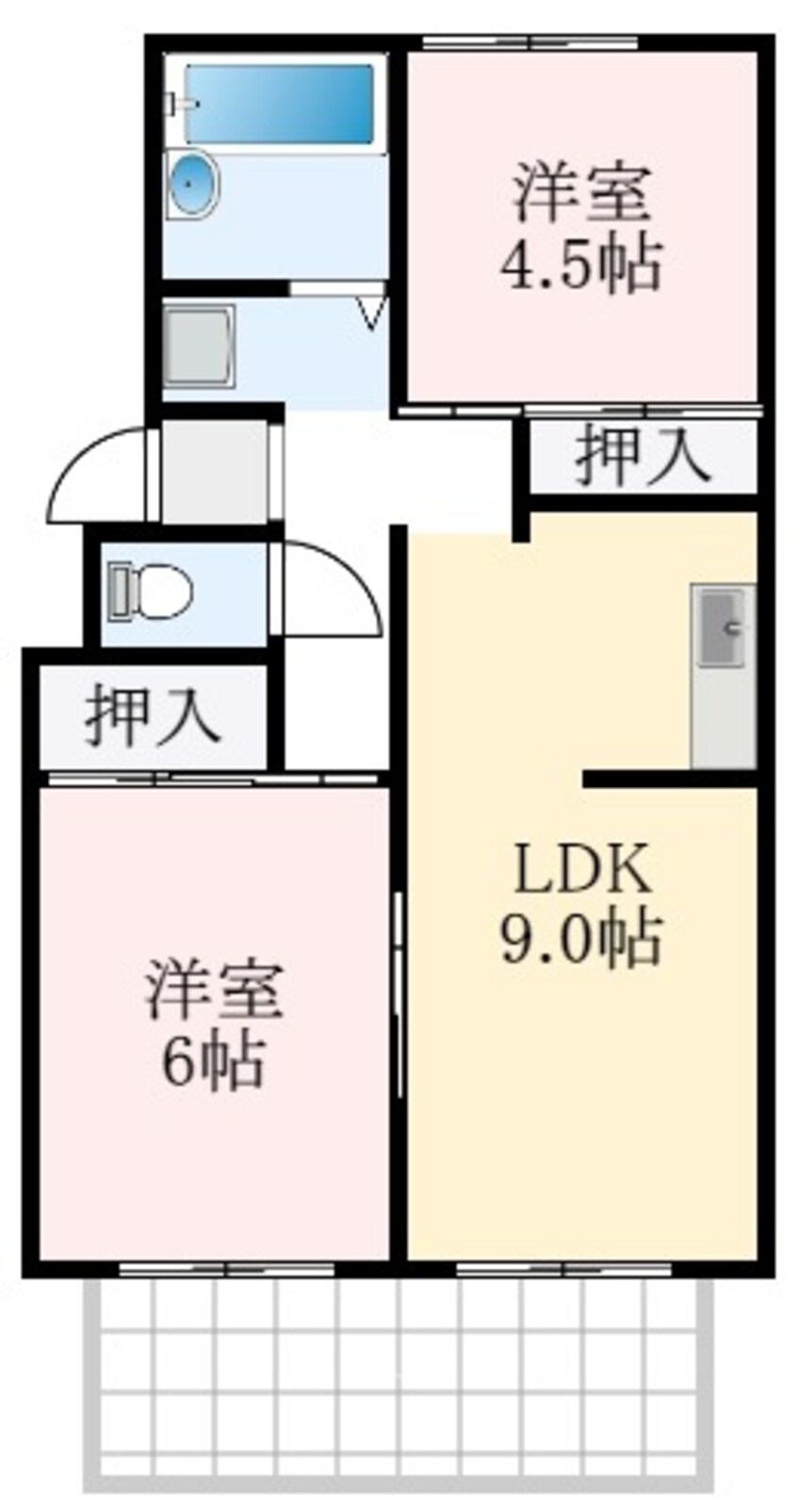 間取図 メロディーハウス樫山