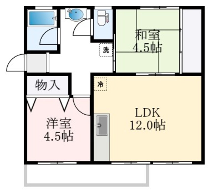 間取図 狭山住宅26号棟