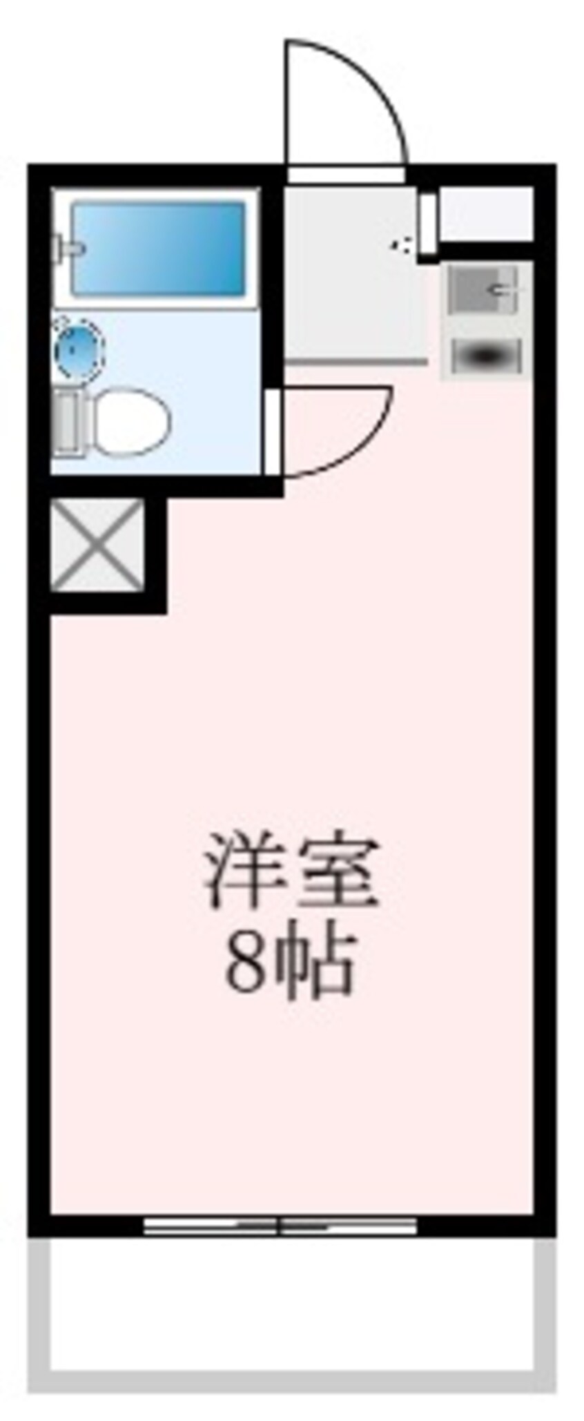 間取図 近鉄長野線/富田林駅 徒歩5分 5階 築35年