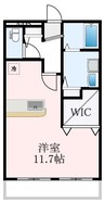 リヴェール日置 1Rの間取り