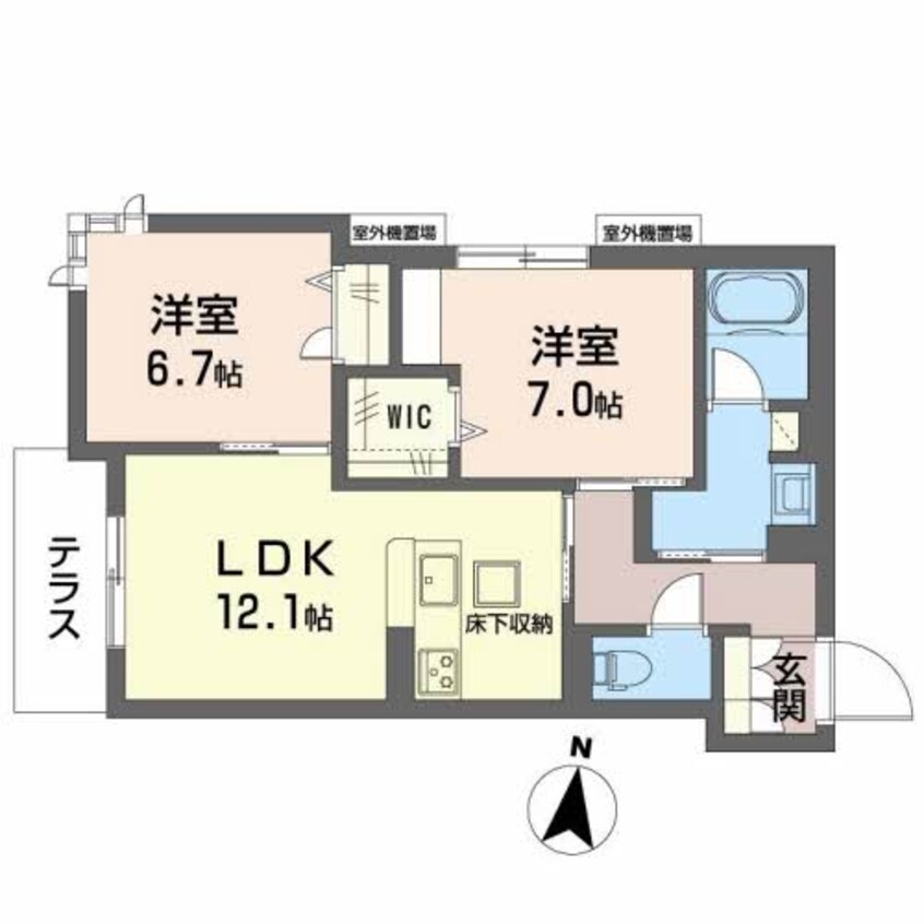 間取図 近鉄長野線/喜志駅 徒歩15分 1階 1年未満