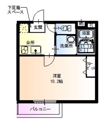 間取図 フジパレスパークサイド白鷺