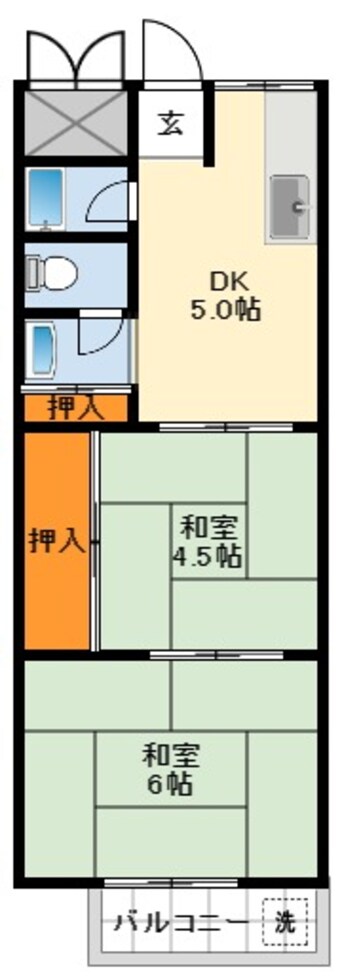 間取図 森ハイツ