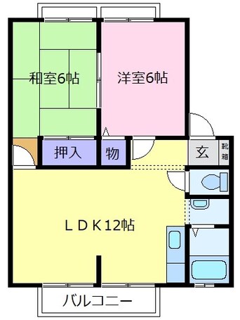 間取図 メゾンクレール